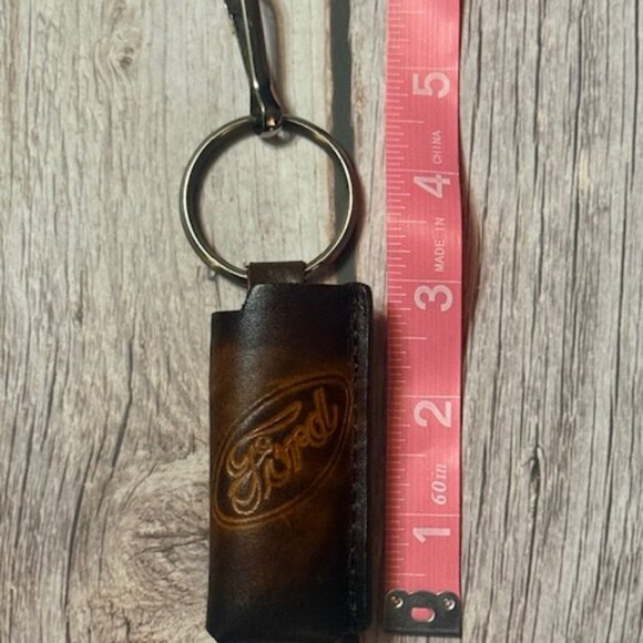 Vintage FORD Tooled Leather Key / Lighter Holder — New Old Stock (Rare Find!) - Picture 2 of 4